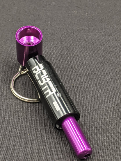 3" Metal Spoon Keychain Battery Style