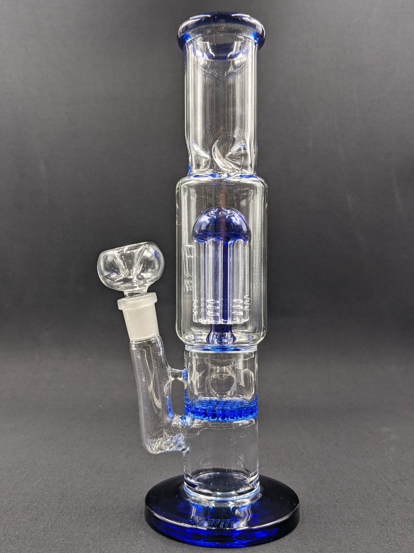 10" Glass Water Pipe Bong Thick Tree and Honeycomb Percs!!  BL