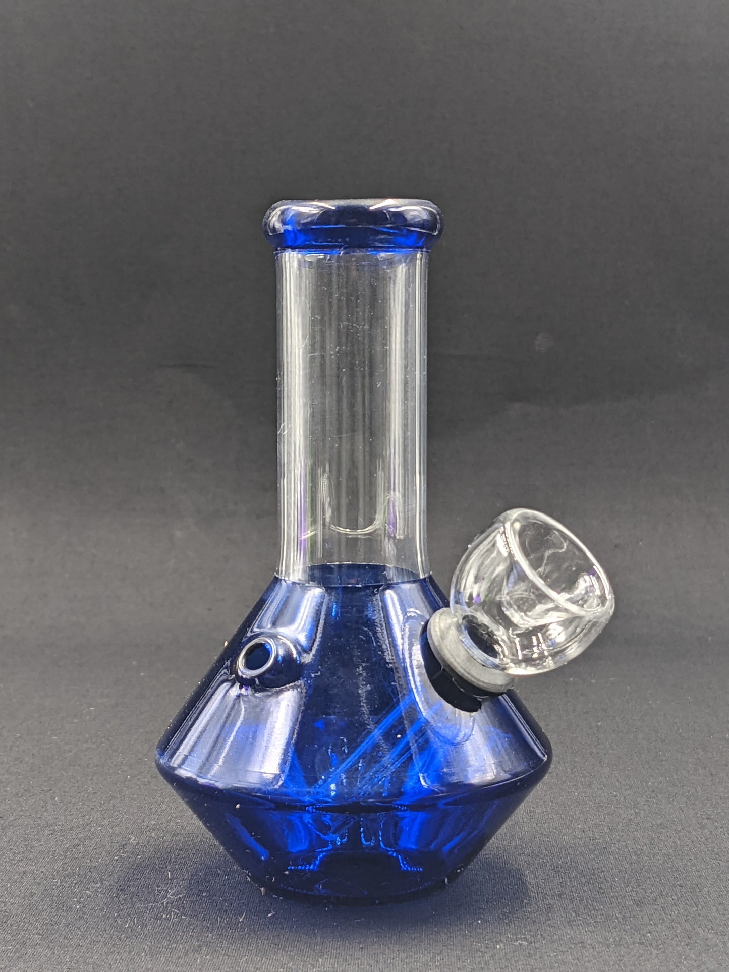 5" Glass Water Pipe Bong UFO Blue