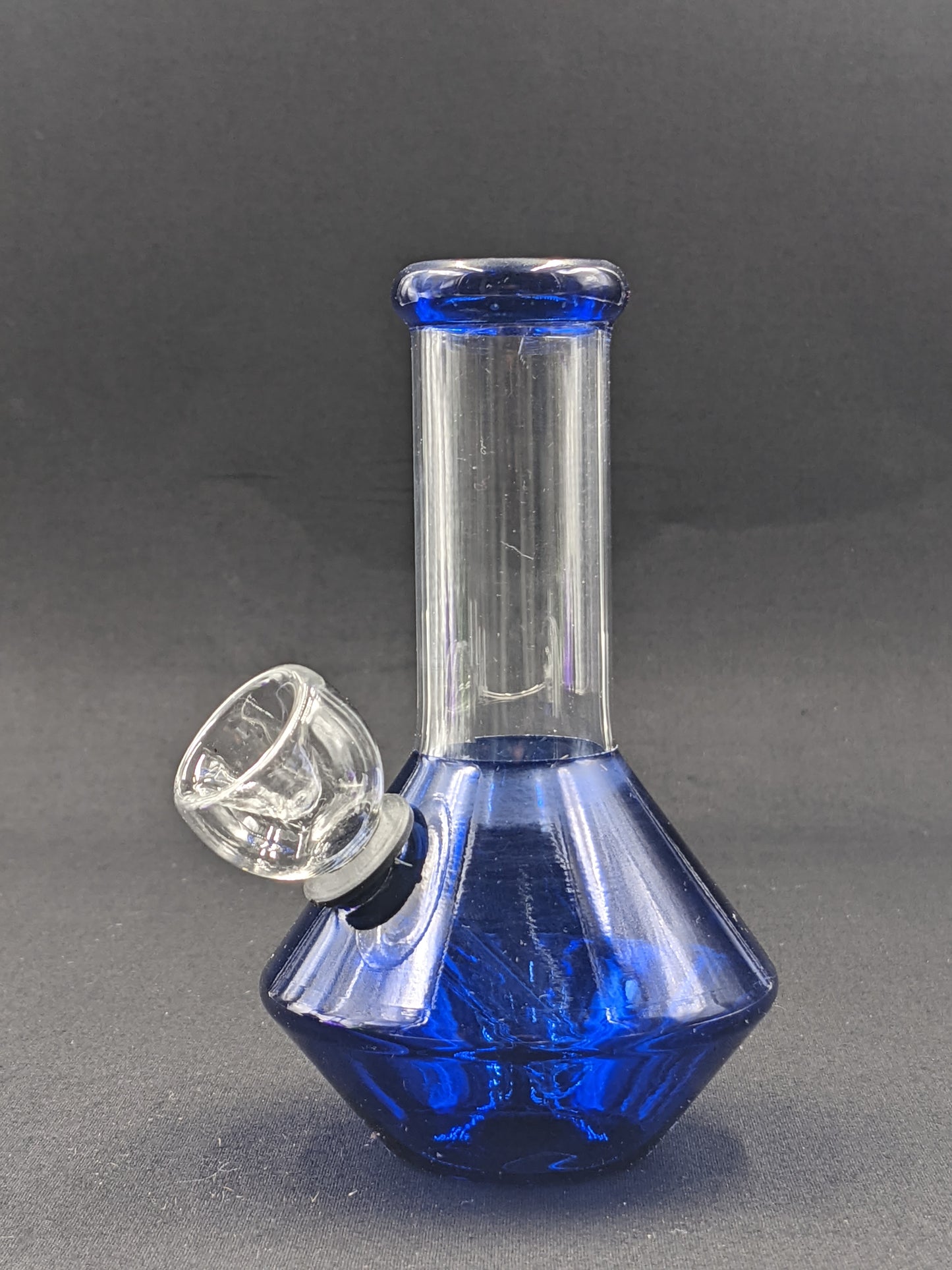 5" Glass Water Pipe Bong UFO Blue