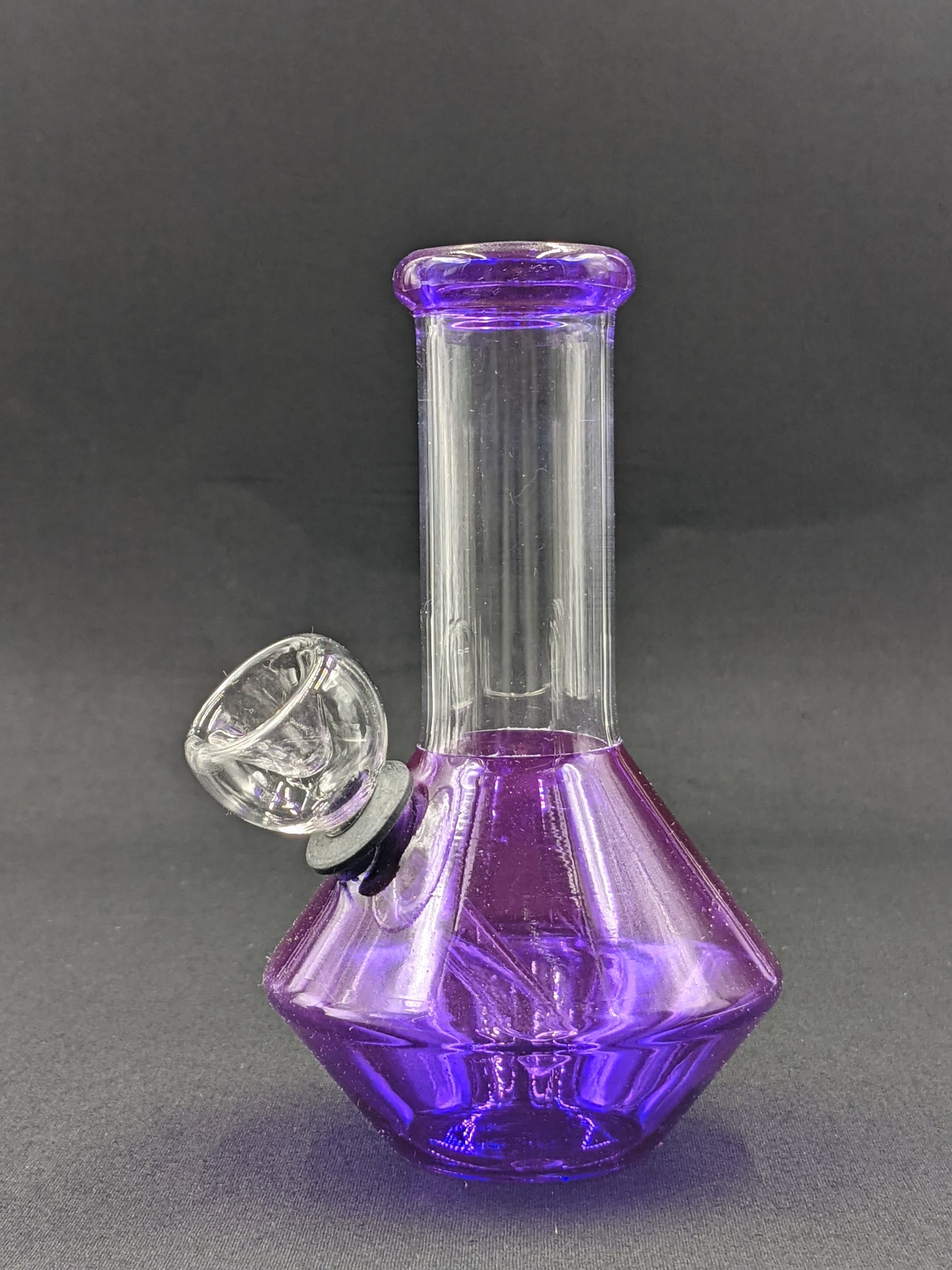 5" Glass Water Pipe Bong UFO Purple