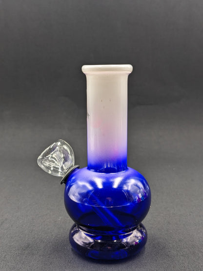 5" Glass Water Pipe Bong Blue Marley