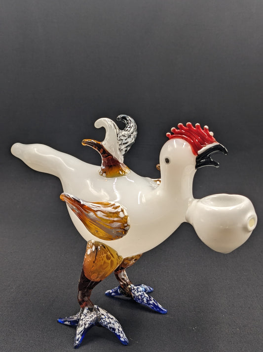 5.5" Glass Bowl Crazy Chicken Collection 18