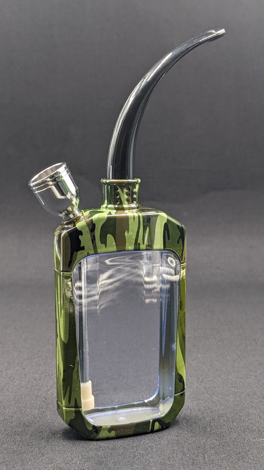 6.5" Water Pipe Bong w/ Multiple Adaptors Camo