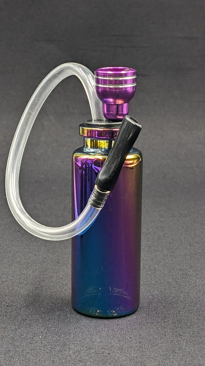 4" Water Pipe Bong w/ Hose Rainbow