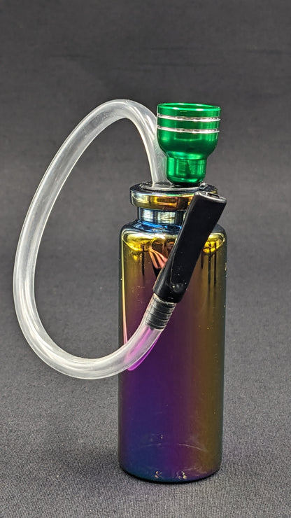 4" Water Pipe Bong w/ Hose Rainbow