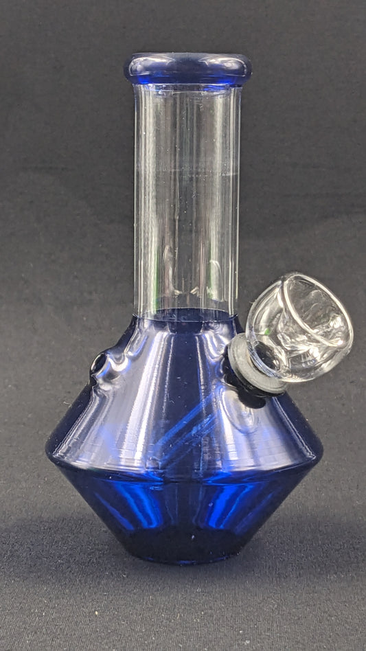 5" Glass Water Pipe Bong UFO Blue