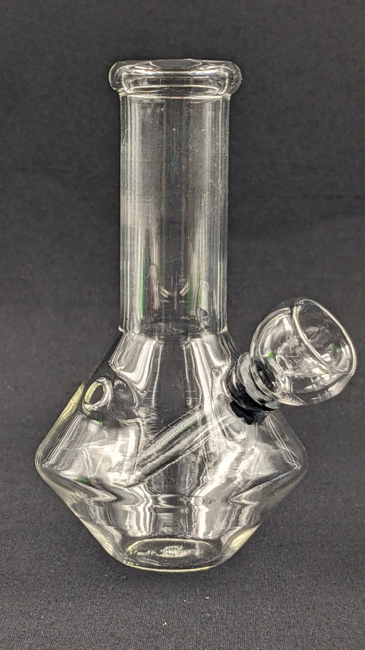 5" Glass Water Pipe Bong UFO Clear