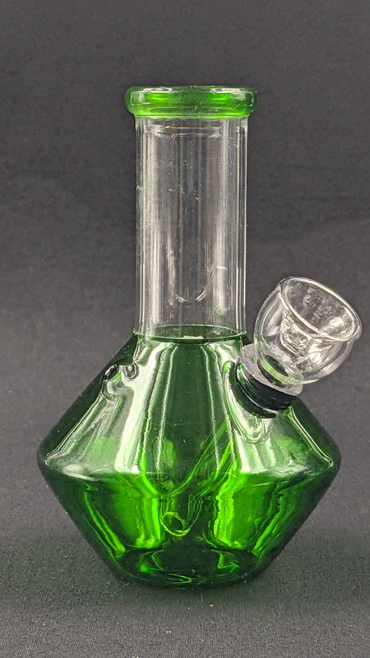 5" Glass Water Pipe Bong UFO Green