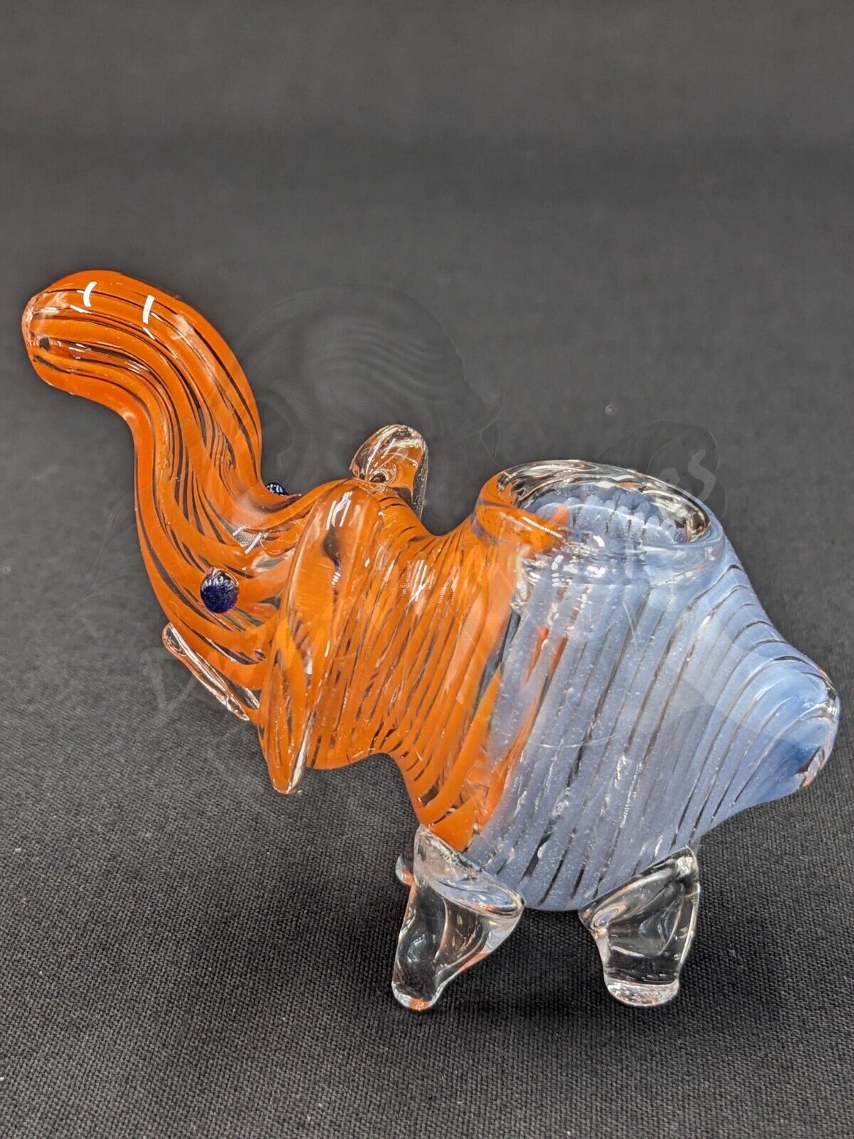 3" Elephant Glass Bowl Pipe 08