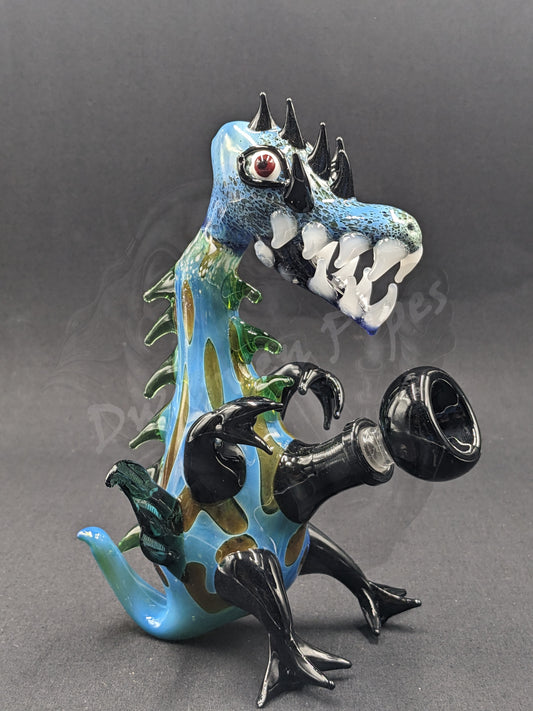 6.5" Glass Water Pipe Bong Monster Collection 52