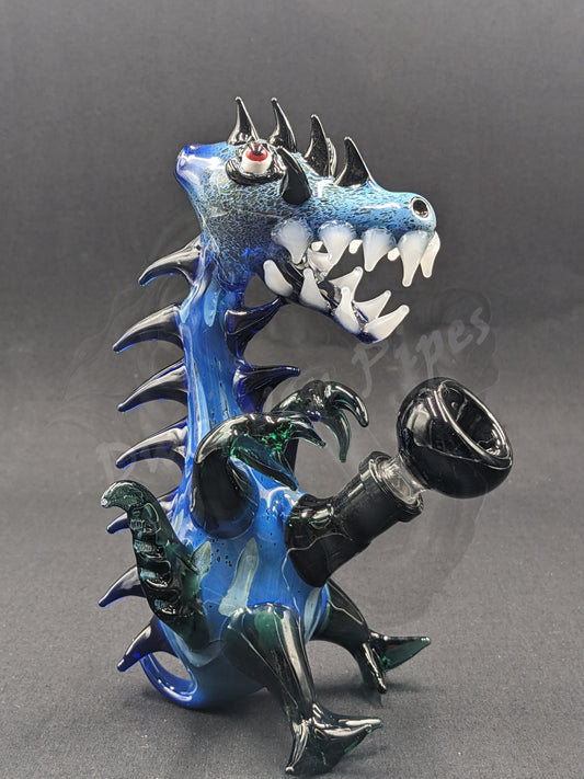 6.5" Glass Water Pipe Bong Monster Collection 54